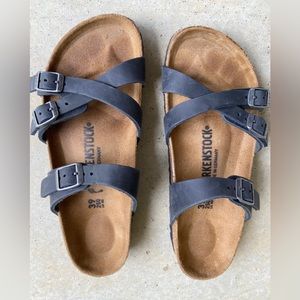 Birkenstock Franca Black Oiled Leather EU 39 / US 8.5